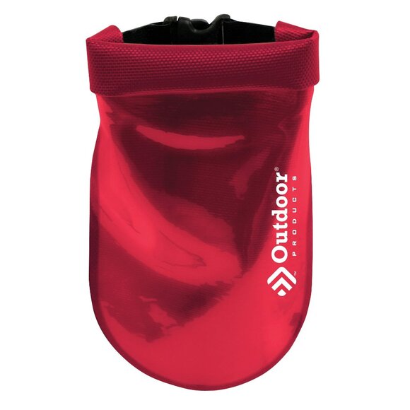 Outdoor Products Valuables Dry Pouch Watertight Roll Top Seal, Red, Unisex, 0.5 - Picture 1 of 5